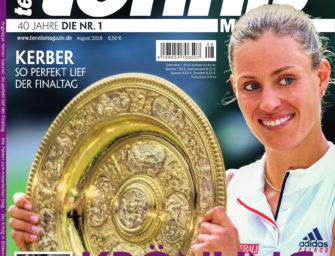 Tennis Magazin 8/2018: Wimbledonsiegerin Angelique Kerber