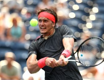 Zverev zieht im Eiltempo in die zweite Runde der US Open ein