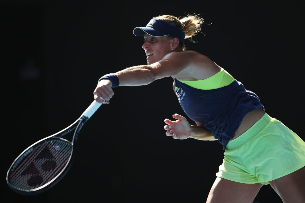 Aufschlag von Angelique Kerber