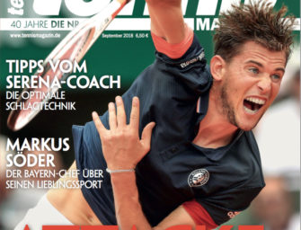 Tennis Magazin 9/2018: Dominic Thiem im Interview