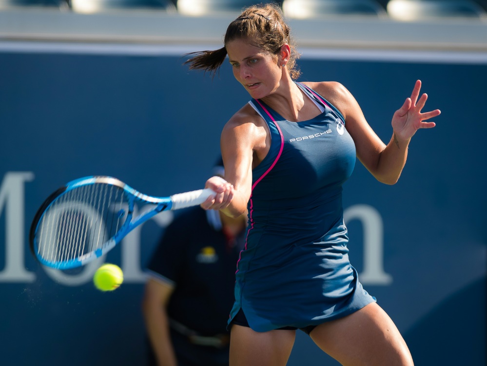 Julia Goerges entscheidet ihr Erstrundenmatch für sich