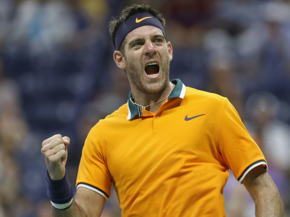 Weiter ohne Satzverlust: Juan Martin del Potro