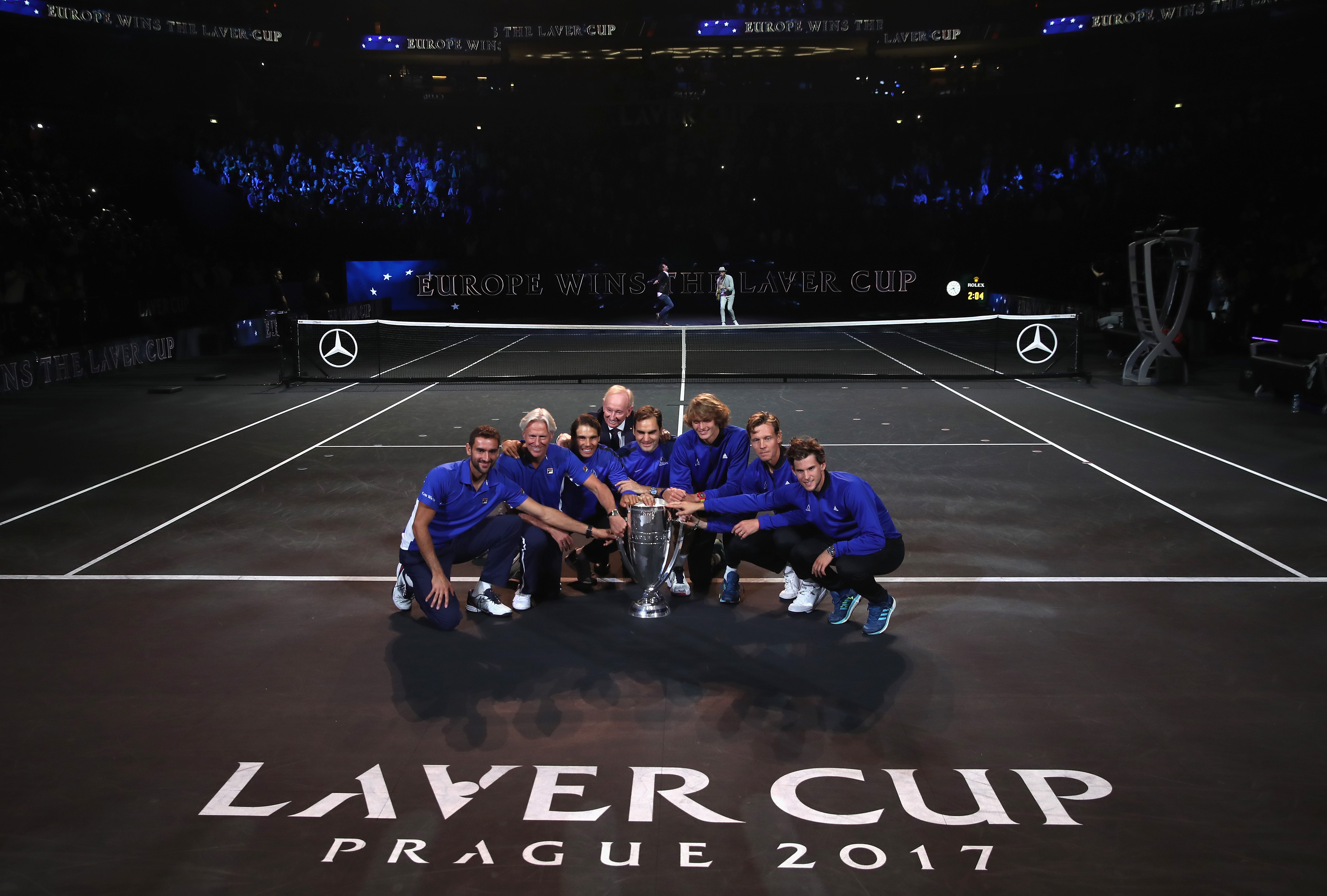 Team Europe mit Federer und Nadal So lief der Laver Cup 2017
