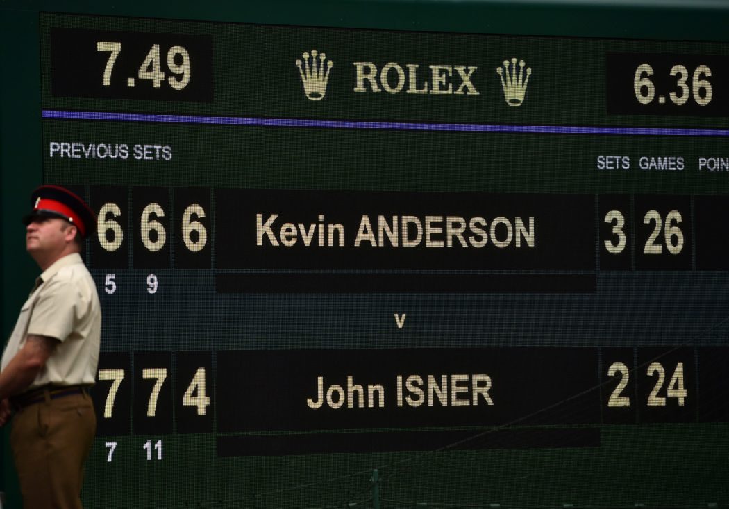 Kevin Anderson vs. John Isner