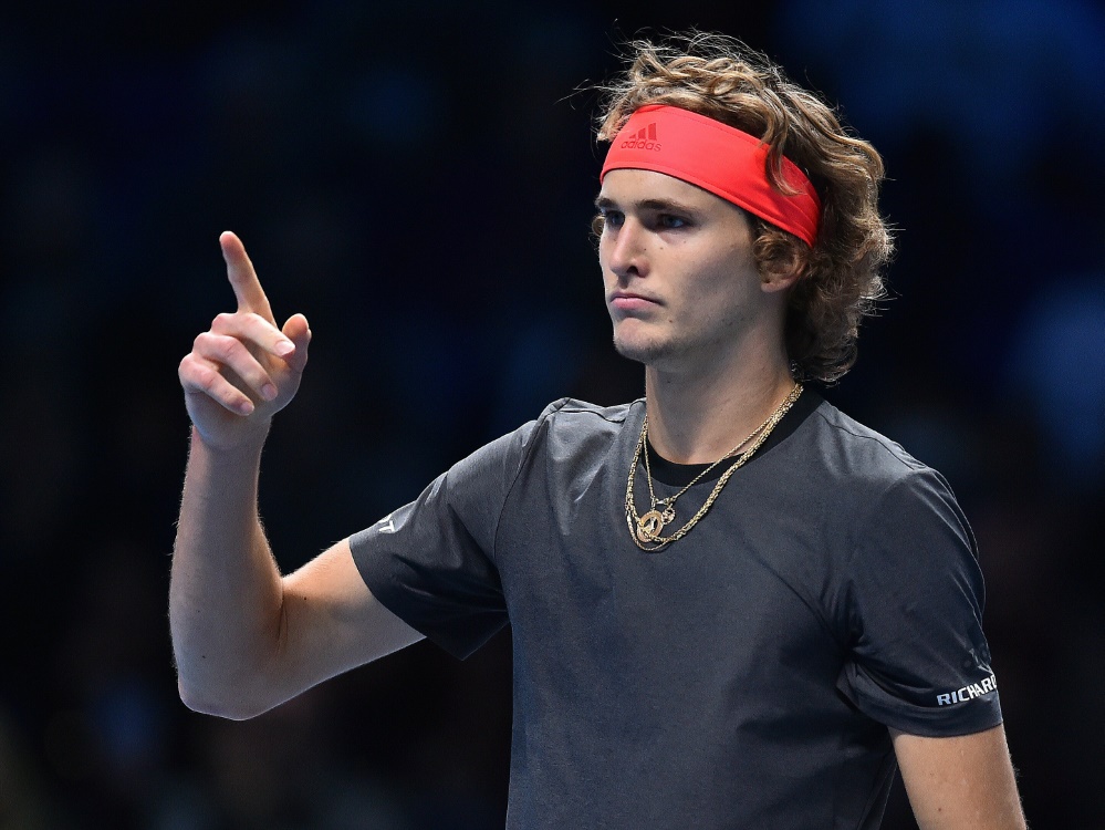 Aleander Zverev gewann gegen Marin Cilic mit 7:6, 7:6