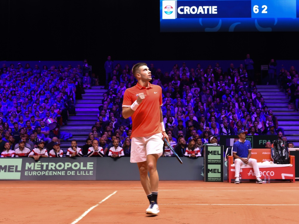 Kroatien führt dank Borna Coric gegen Frankreich mit 1:0