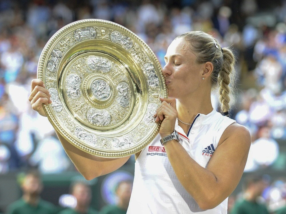 Kerber besiegte im Wimbledon-Finale Serena Williams