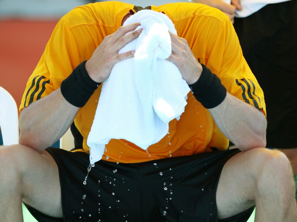 Die Hitze sorgt bei den Australian Open oft für Probleme
