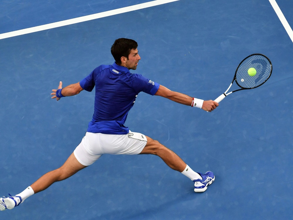 Novak Djokovic gewann sein Auftaktmatch ohne Probleme