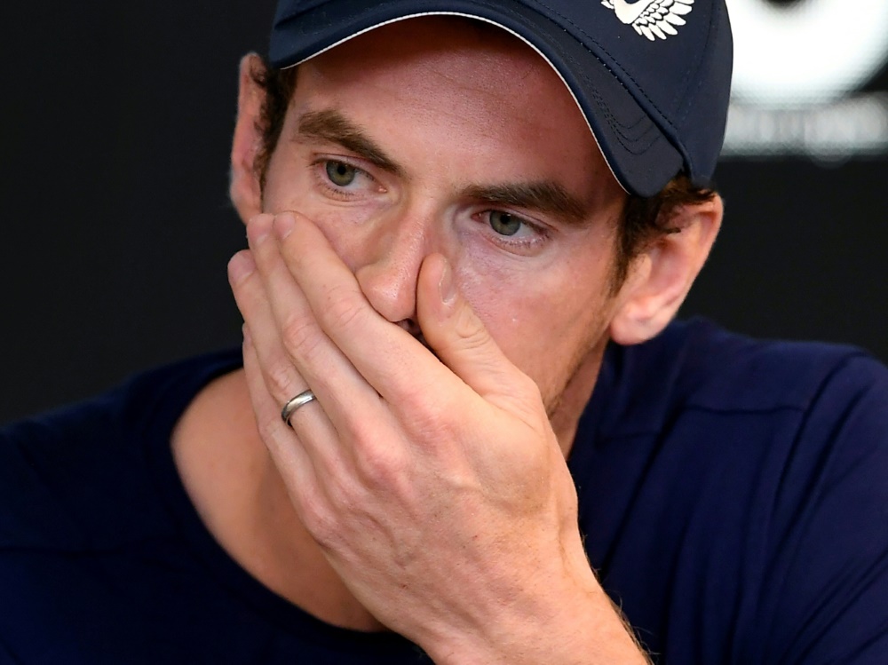 Andy Murray kämpft mit den Tränen