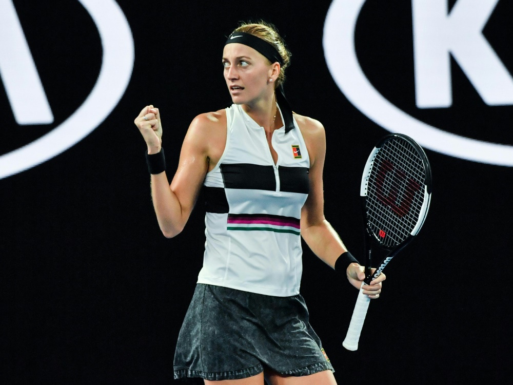Gewann glatt in zwei Sätzen: Petra Kvitova