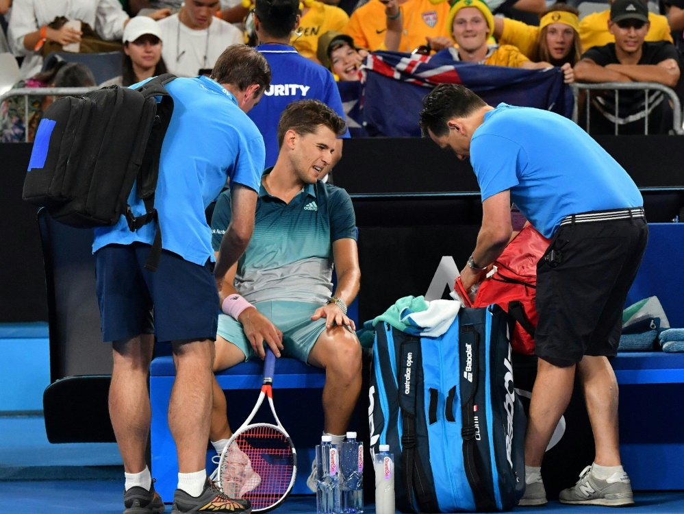Musste verletzungsbedingt aufgeben: Dominic Thiem