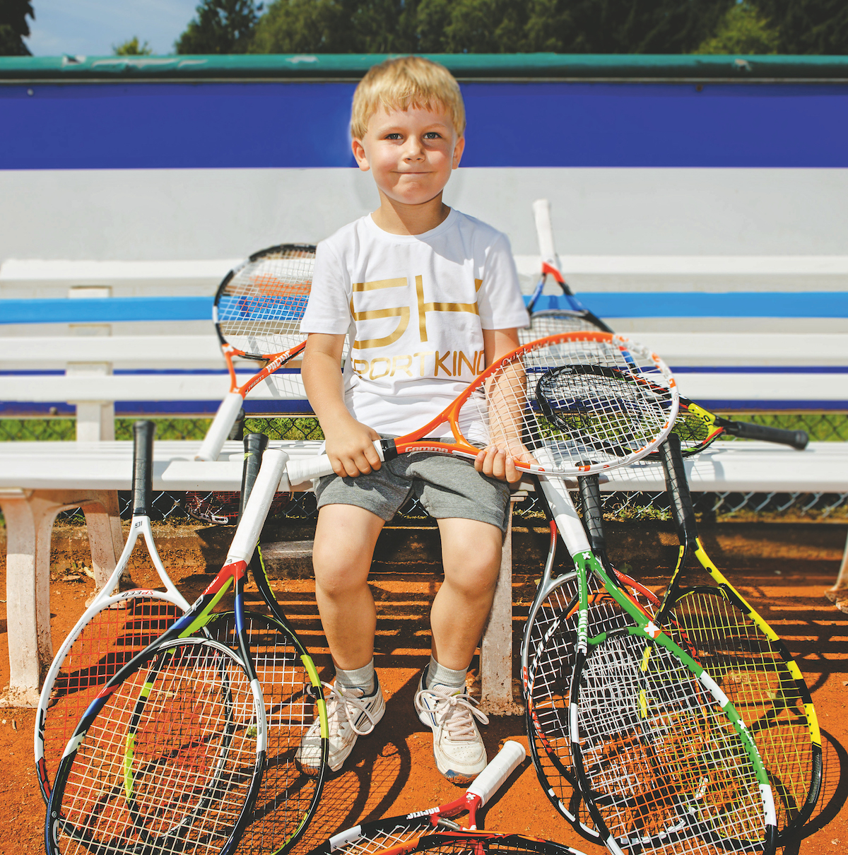 Outdoor Sports Familienspiel  Lernspielzeug Kinder-Tennisschläger 