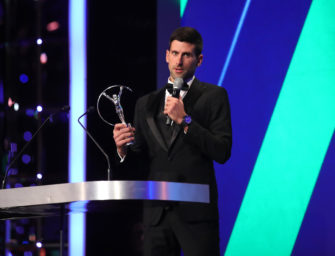 Novak Djokovic in Plauderlaune beim Laureus Award