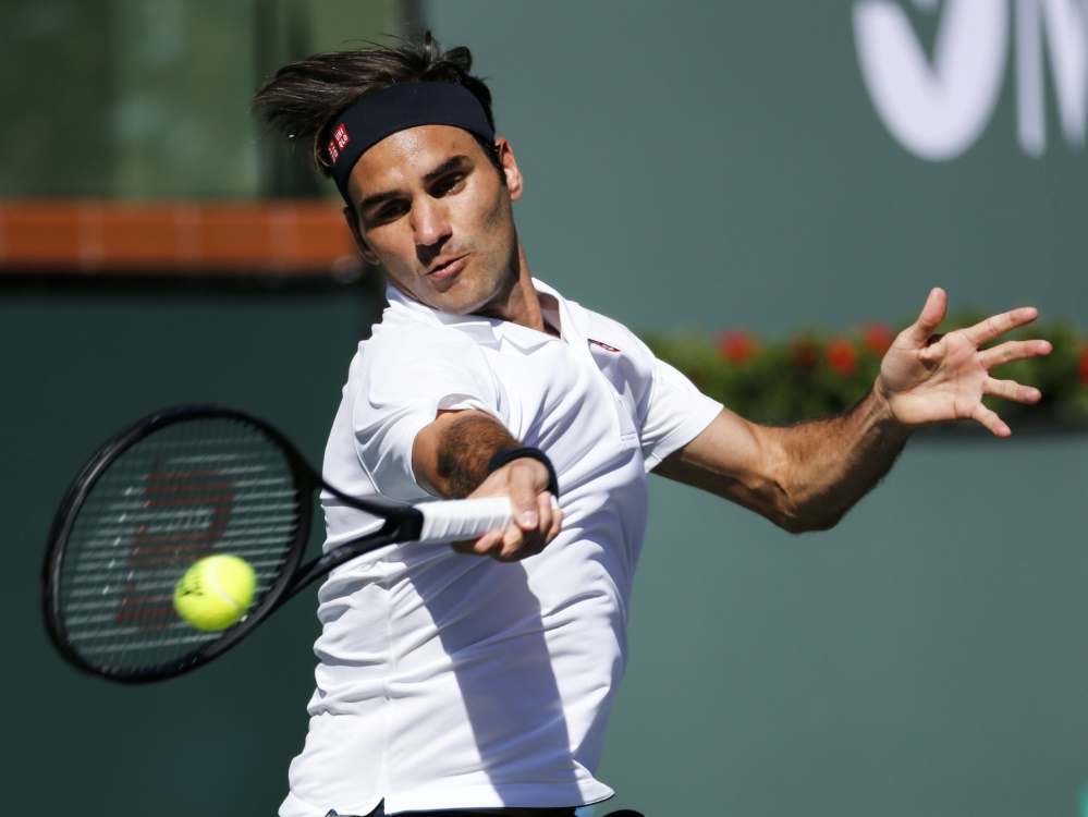Roger Federer in Indian Wells im Halbfinale