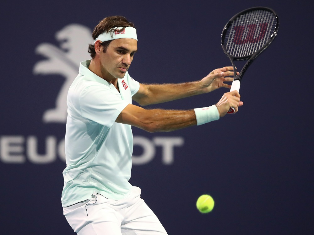 Roger Federer steht beim ATP-Turnier in Miami im Halbfinale