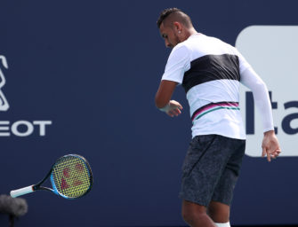 Kyrgios in Miami: Ausraster und Schlag des Turniers