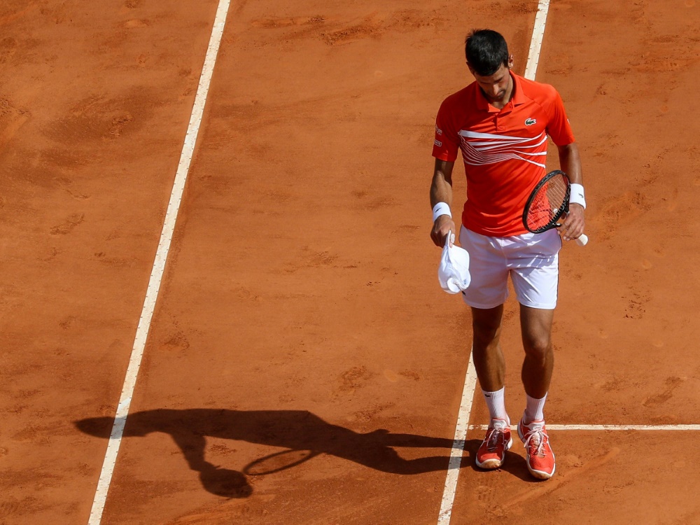 Verlor im Halbfinale gegen Medwedew: Novak Djokovic