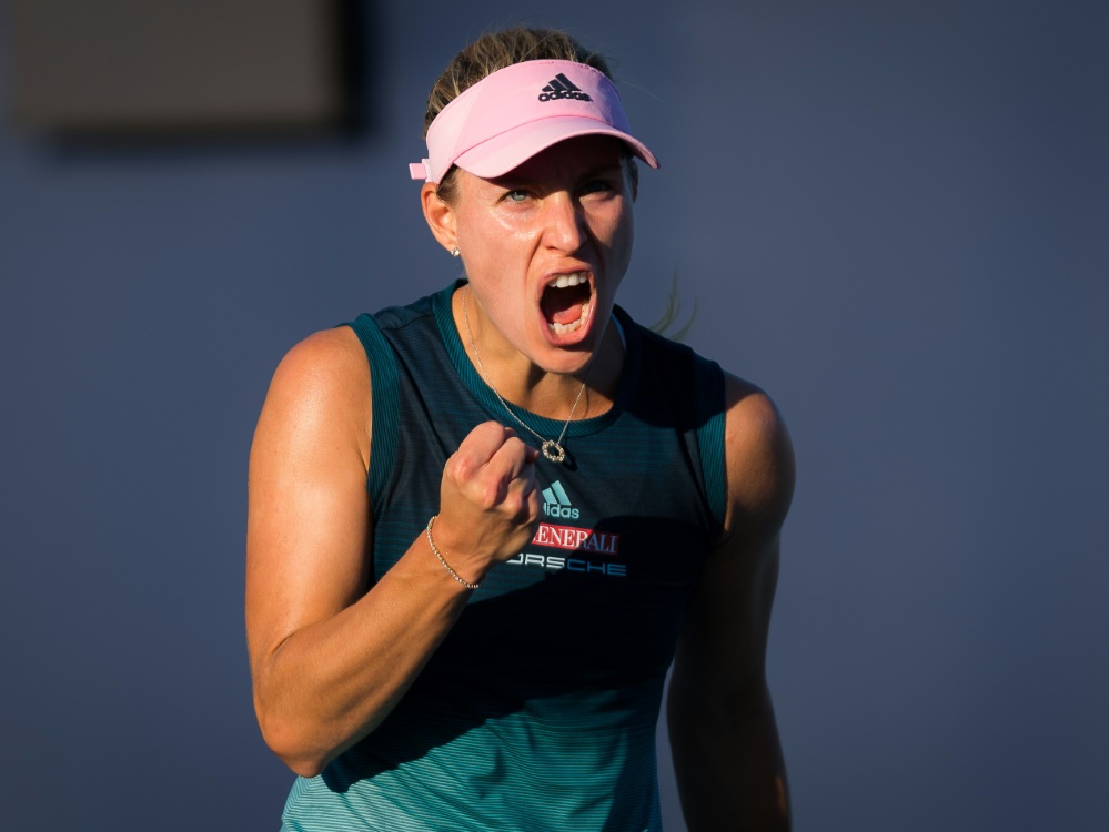WTA-Turnier: Angelique Kerber ist im Achtelfinale