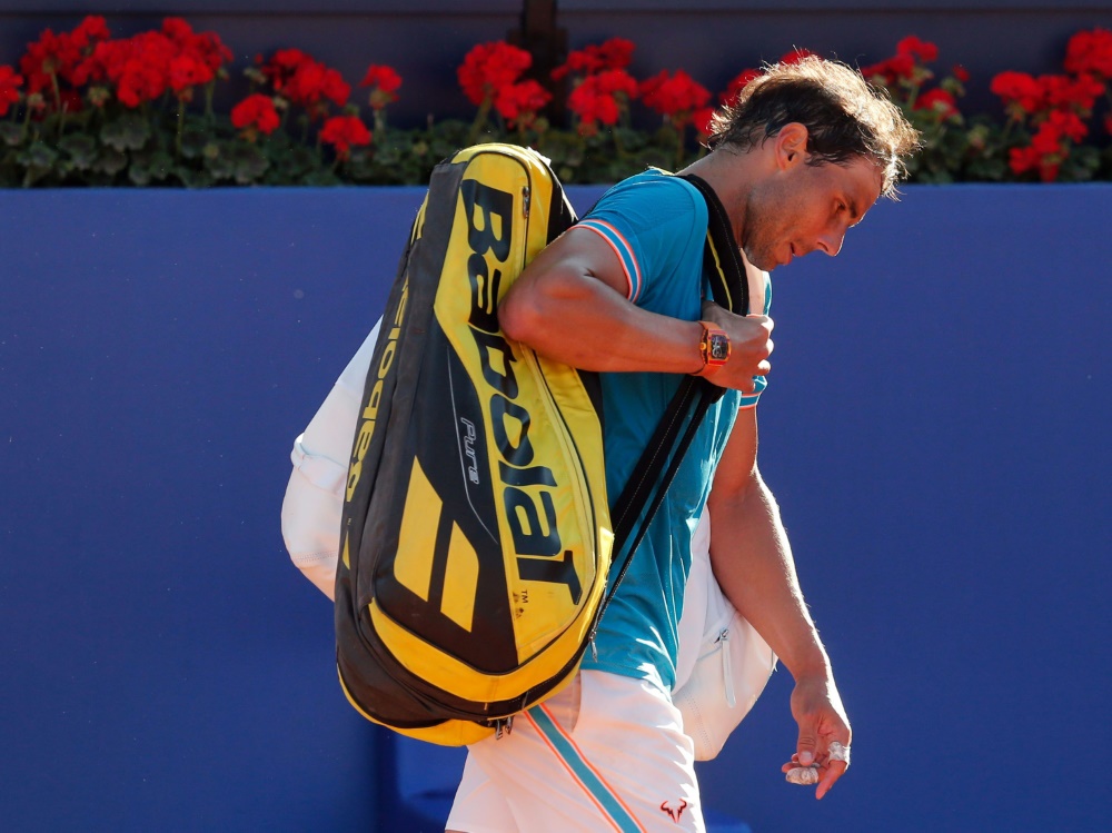 Rafael Nadal hatte mit einem Virus zu kämpfen