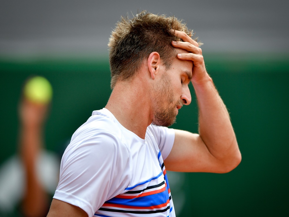 Peter Gojowczyk verlor gegen Tipsarevic in zwei Sätzen