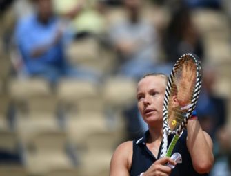 French Open: Mitfavoritin Bertens gibt auf