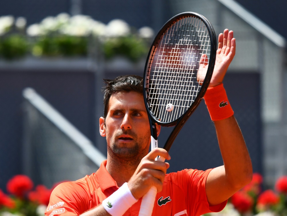 Erreichte kampflos das Halbfinale: Novak Djokovic