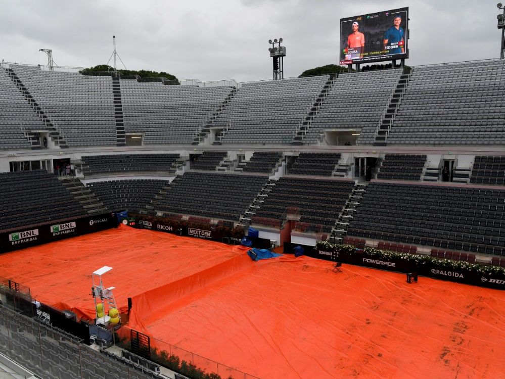 Starke Regenfälle: Kein Spielbetrieb in Rom möglich