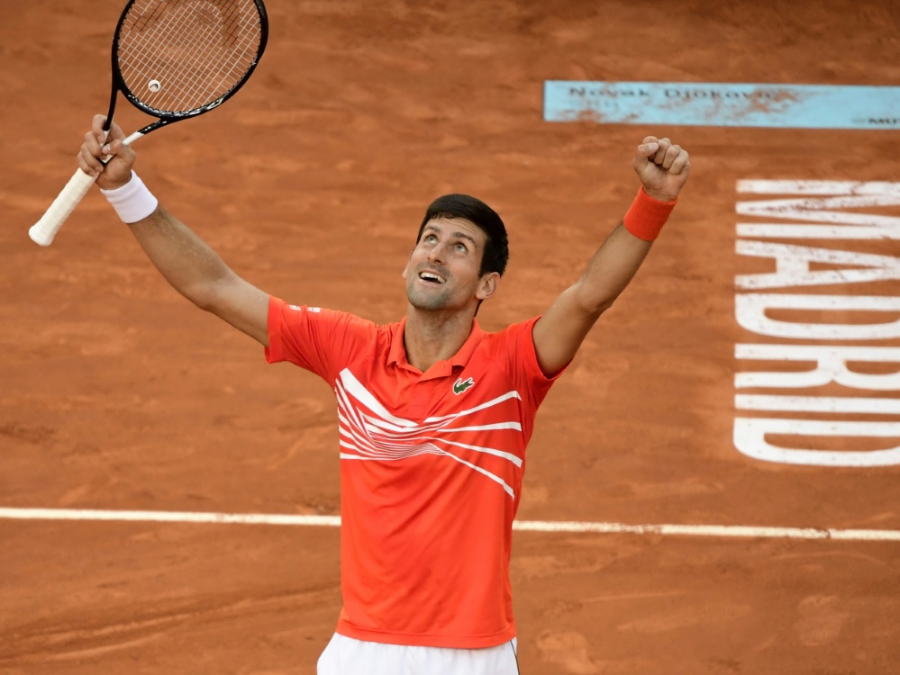 Djokovic holte in Madrid seinen 74. Turniersieg