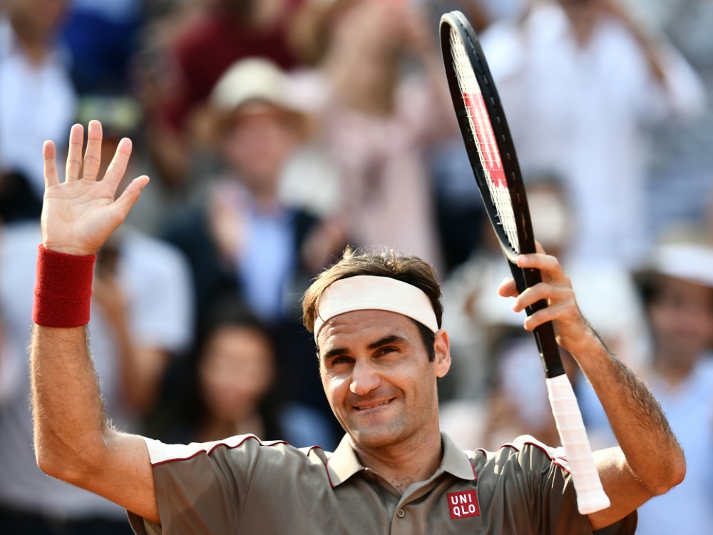 Trifft im Halbfinale auf Rafael Nadal: Roger Federer