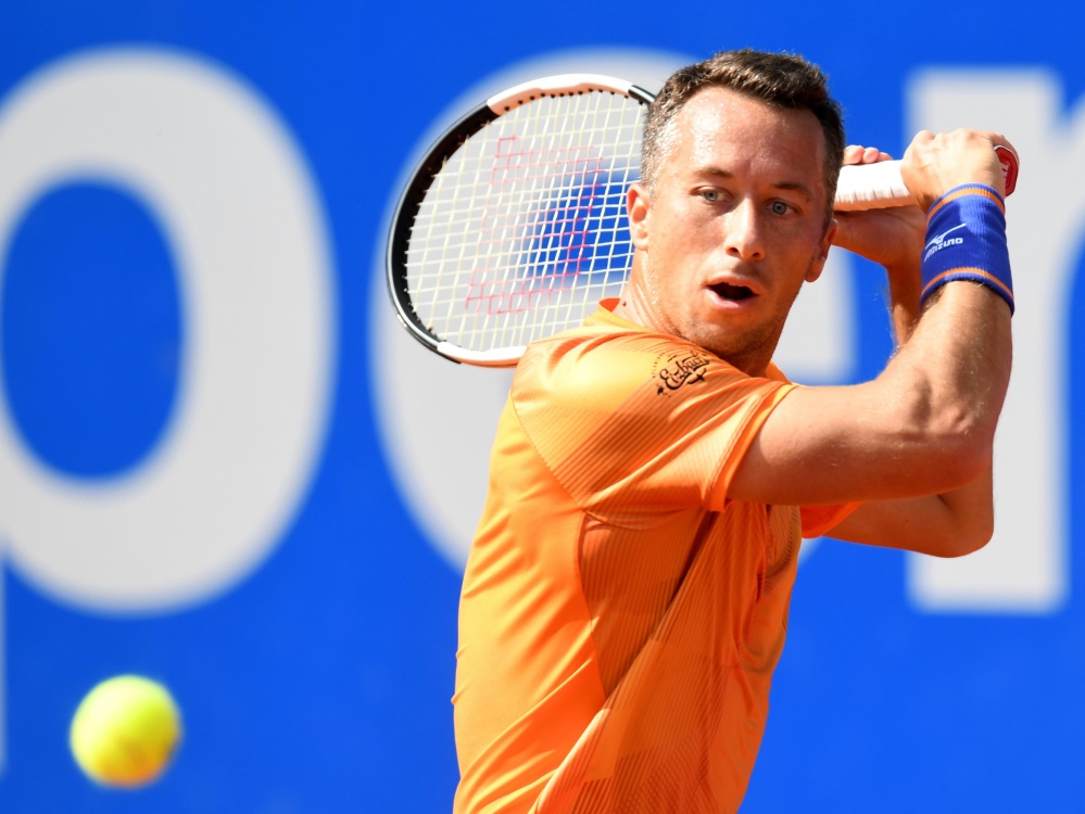 ATPTurnier in Stuttgart Erstrundenaus für Kohlschreiber und Mischa