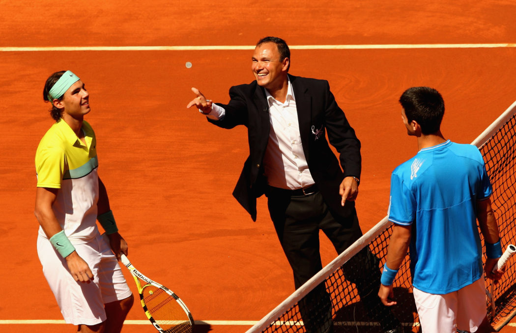 Rafael Nadal, Novak Djokovic – Münzwurf