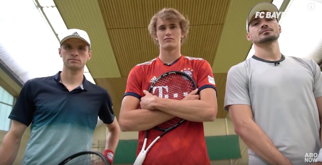 „ThoMats Challenge": Zverev zu Gast beim FC Bayern ...