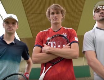 „ThoMats Challenge”: Zverev zu Gast beim FC Bayern