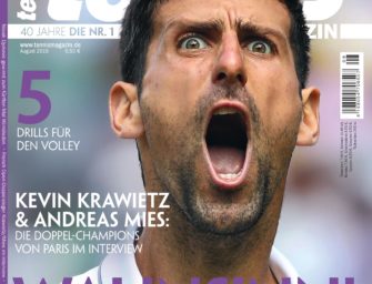 Tennis Magazin 08/2019: Wahnsinn! Djokovic gewinnt zum 5. Mal Wimbledon