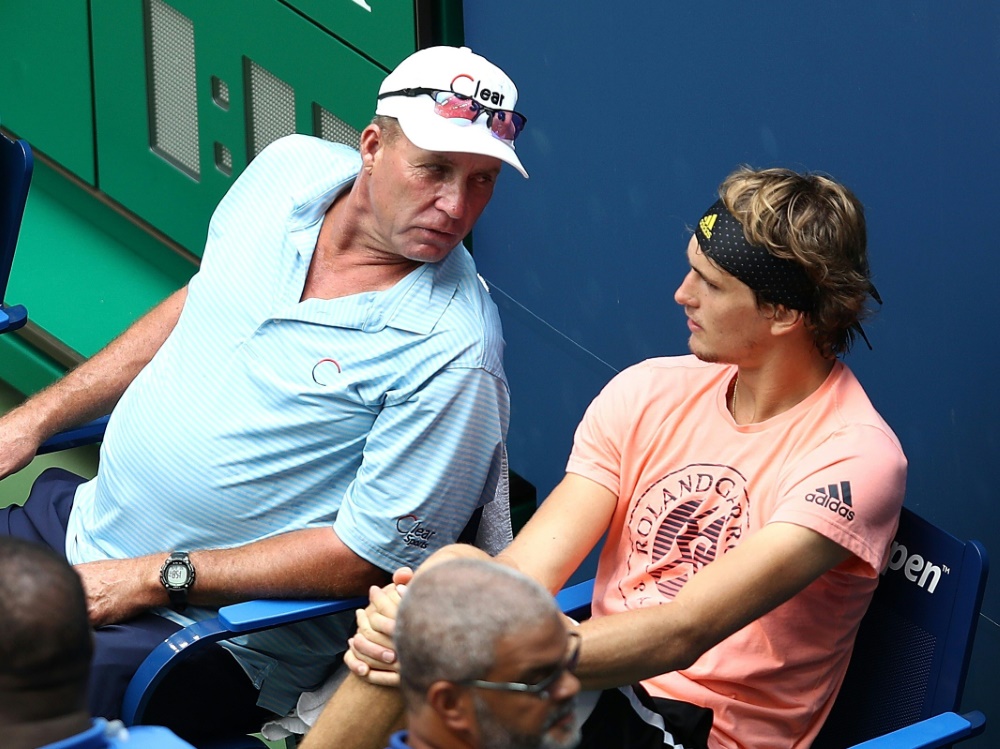 Lendl (l.) führte Zverev zum Sieg bei den ATP-Finals