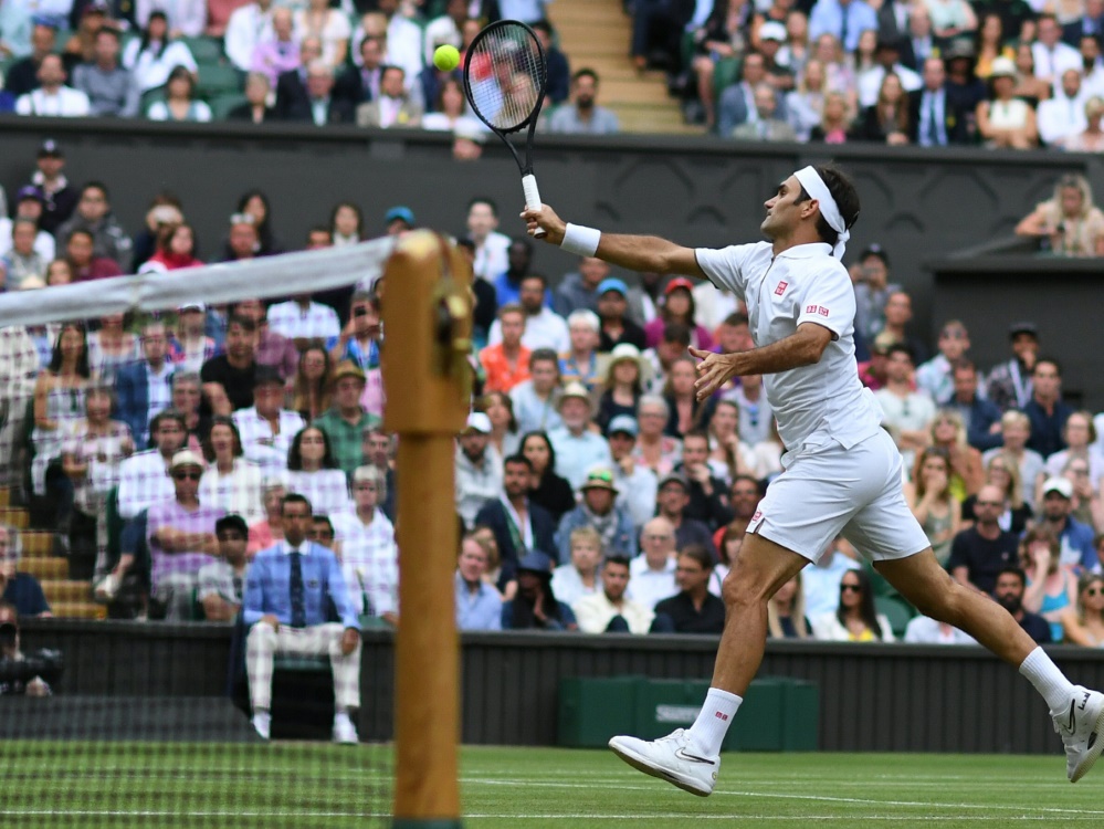Roger Federer zog ungefährdet in das Viertelfinale ein
