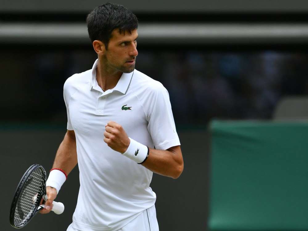 Djokovic zog in Wimbledon in das Viertelfinale ein