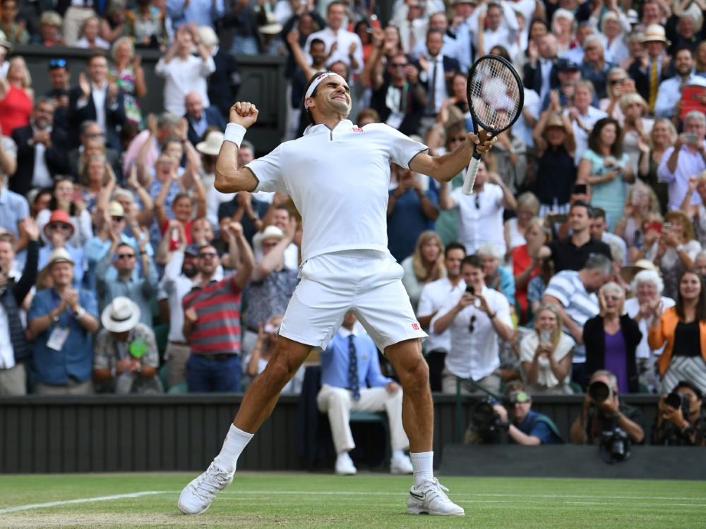Steht im Finale von Wimbledon: Roger Federer