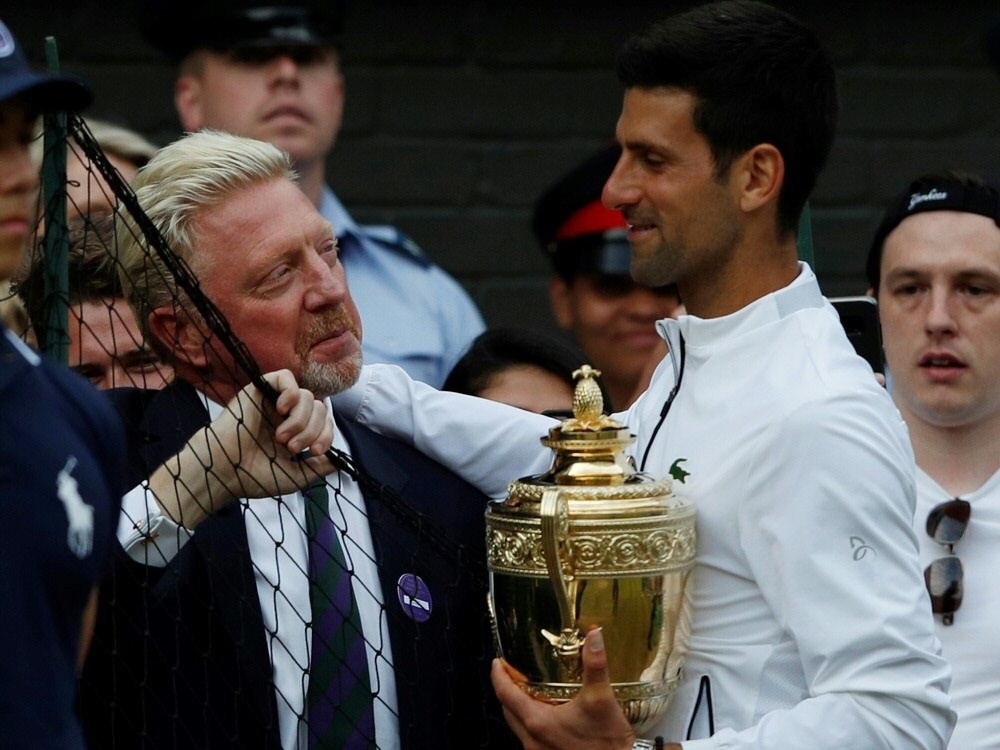 Novak Djokovic, Boris Becker