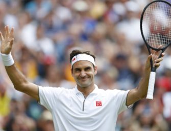 100. Sieg in Wimbledon: Federer im Halbfinale