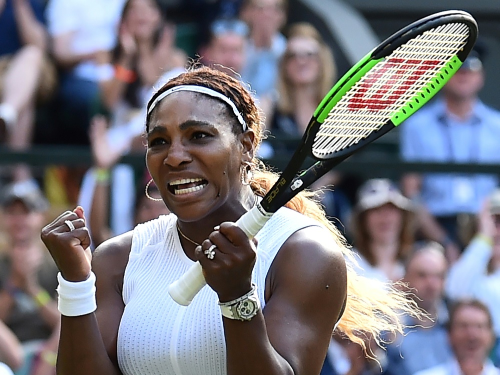 Serena Williams ist in Wimbledon eine Runde weiter