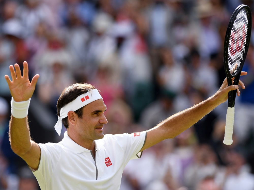 Wimbledon: Roger Federer zieht in Runde zwei ein