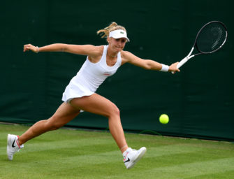 Nach kinderleichtem Fehler: Jil Teichmann bricht in Wimbledon ein