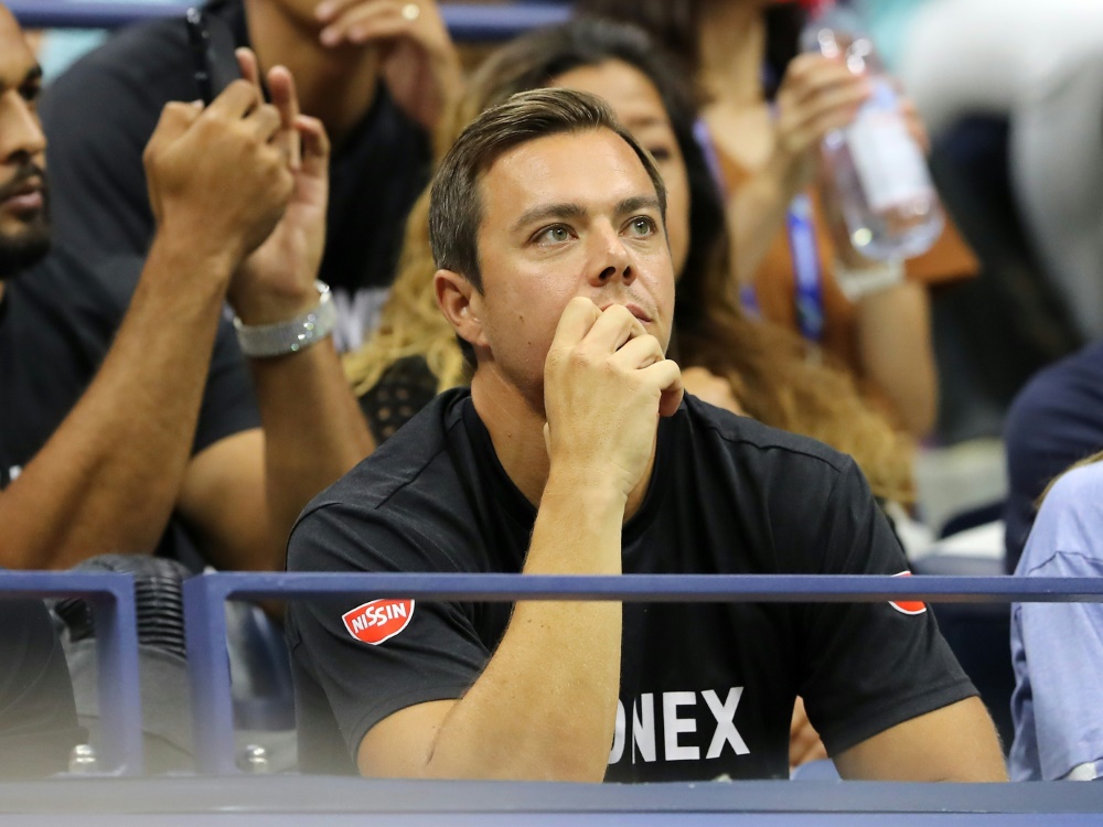 Sascha Bajin betreut Kerbers Gegnerin Mladenovic