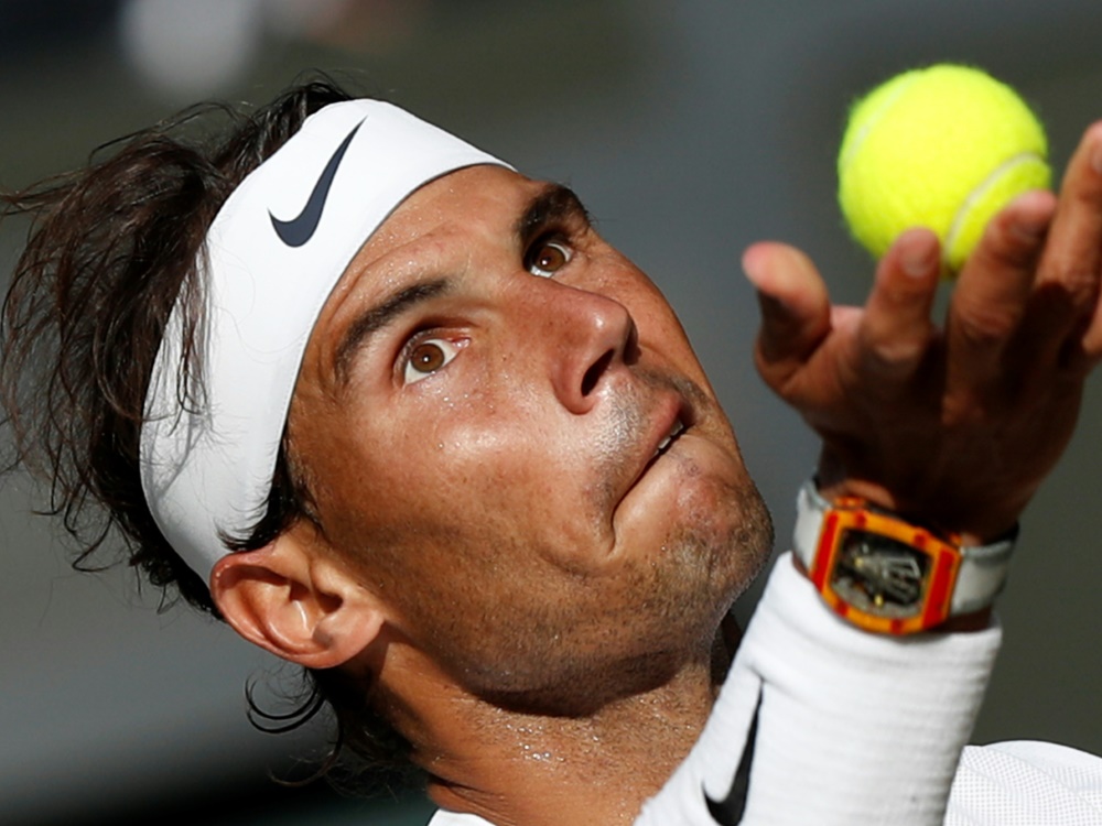 Demonstration in Montreal: Rafael Nadal