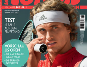 Tennis Magazin 9/2019: Am Scheideweg – Zverevs schwierigstes Jahr