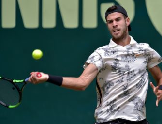 Russlands Topspieler Khachanov spielt wieder in Halle