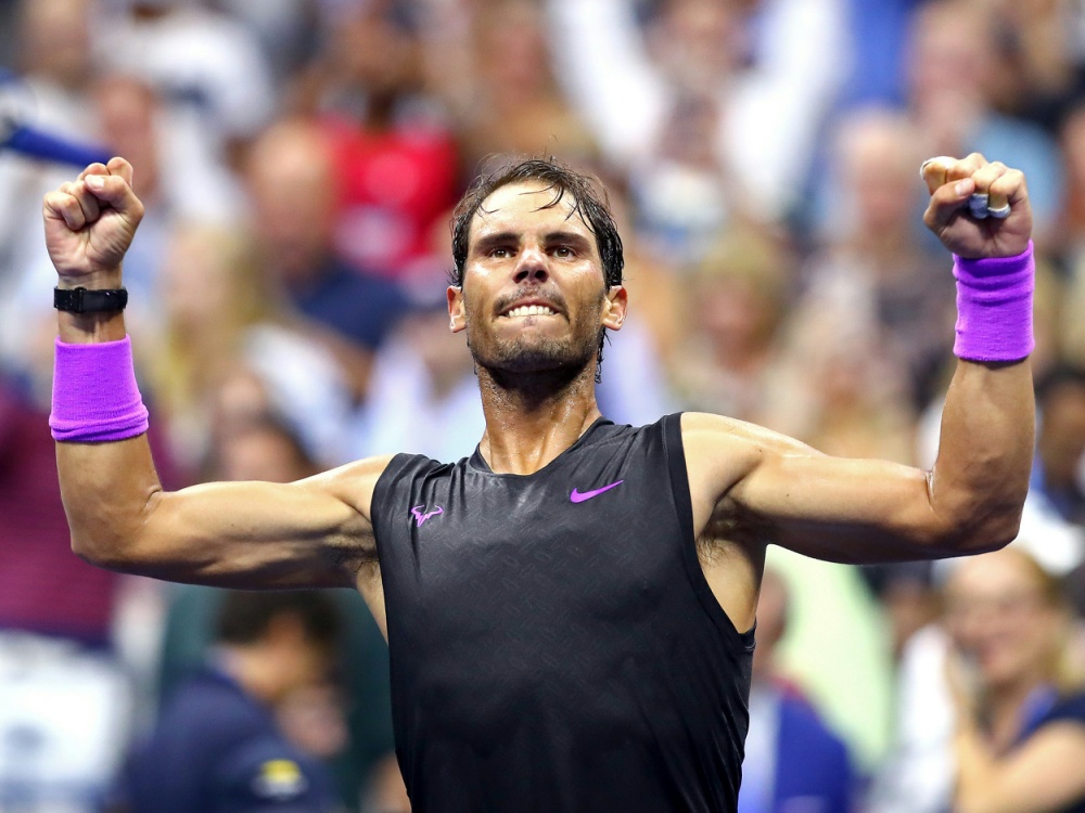 Rafael Nadal ist in New York auf Kurs