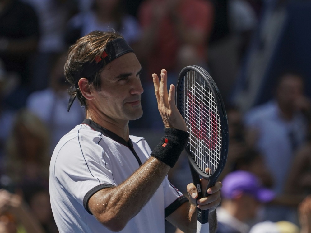 US Open: Rogar Federer zieht ins Viertelfinale ein